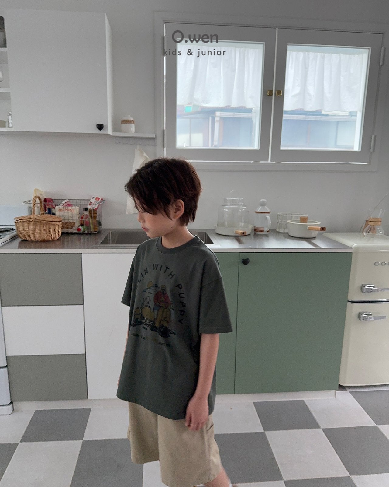 《予約》White Puppy Tee / O.wen