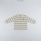 《予約》Single Stripe Polo Shirt / O.wen