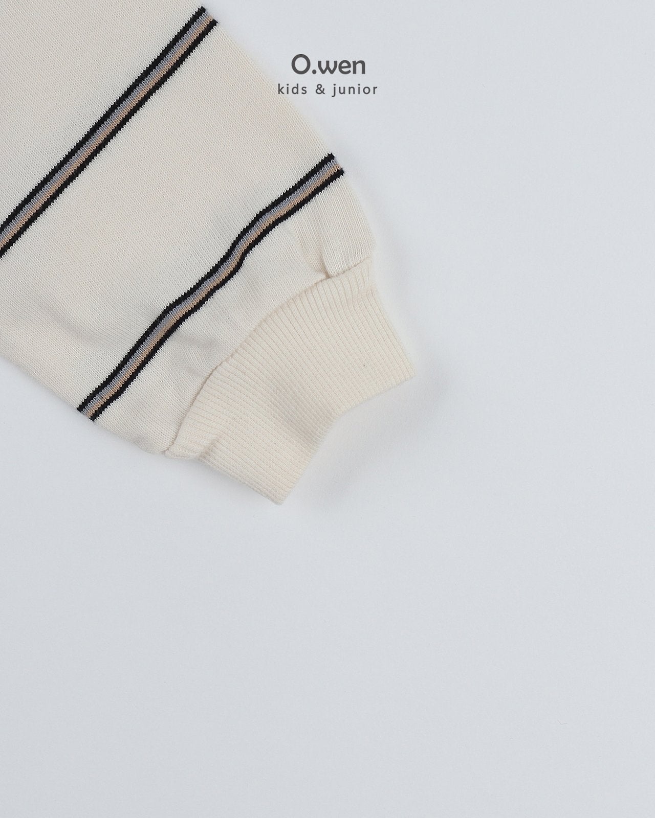 《予約》Single Stripe Polo Shirt / O.wen