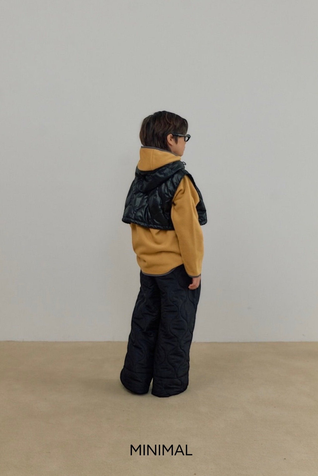 《予約》Quilting Hood Vest / MINIMAL
