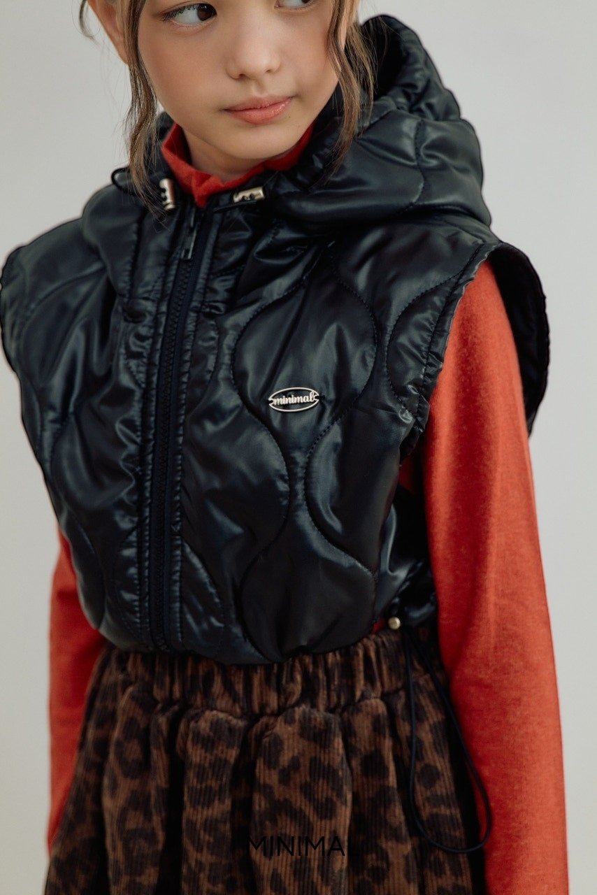 《予約》Quilting Hood Vest / MINIMAL
