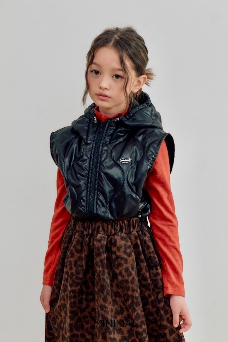 《予約》Quilting Hood Vest / MINIMAL