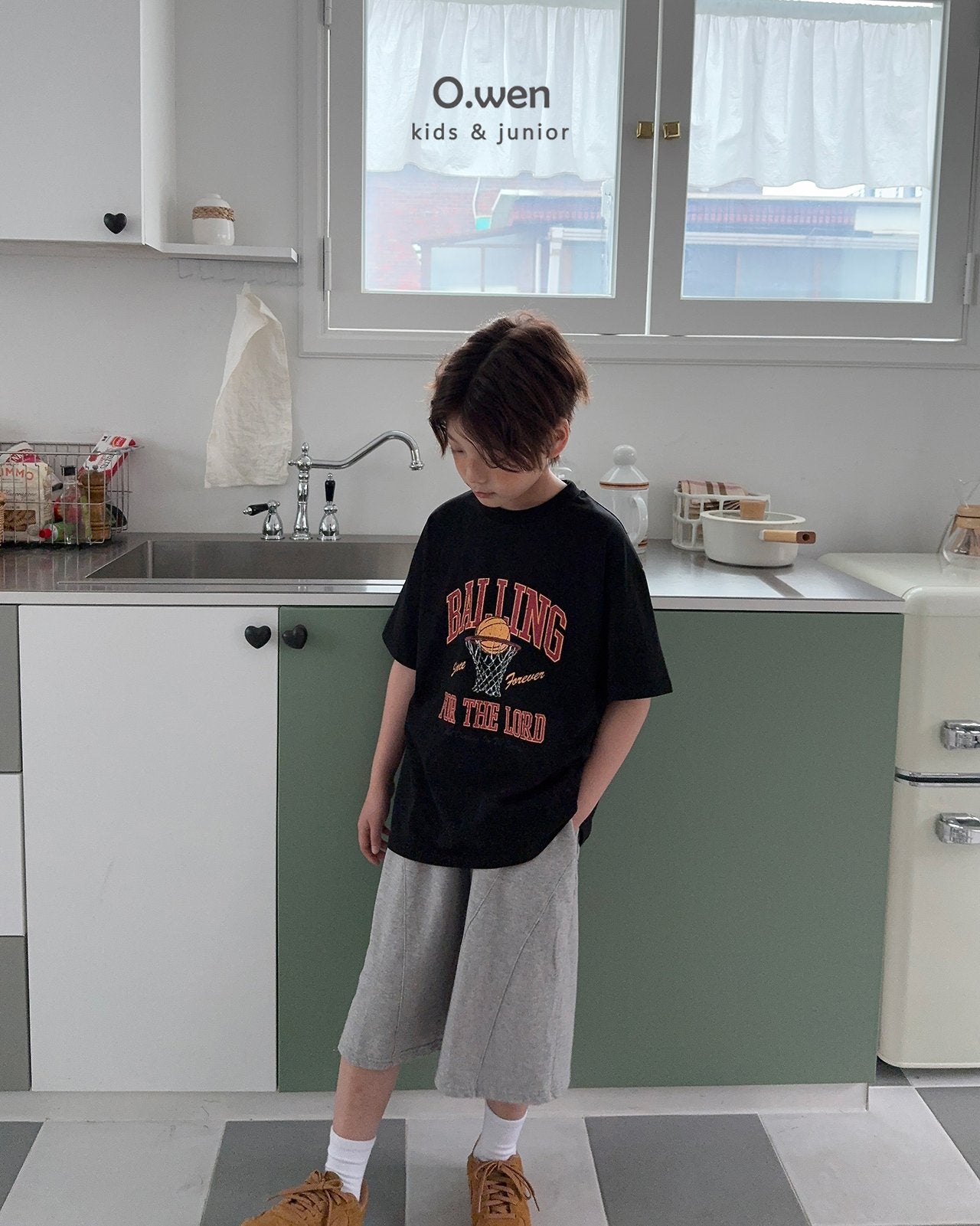 《予約》Basketball Tee / O.wen