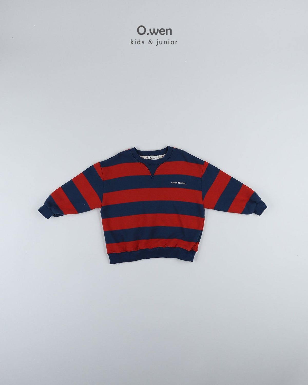 《予約》Block Stripe Sweatshirt / O.wen