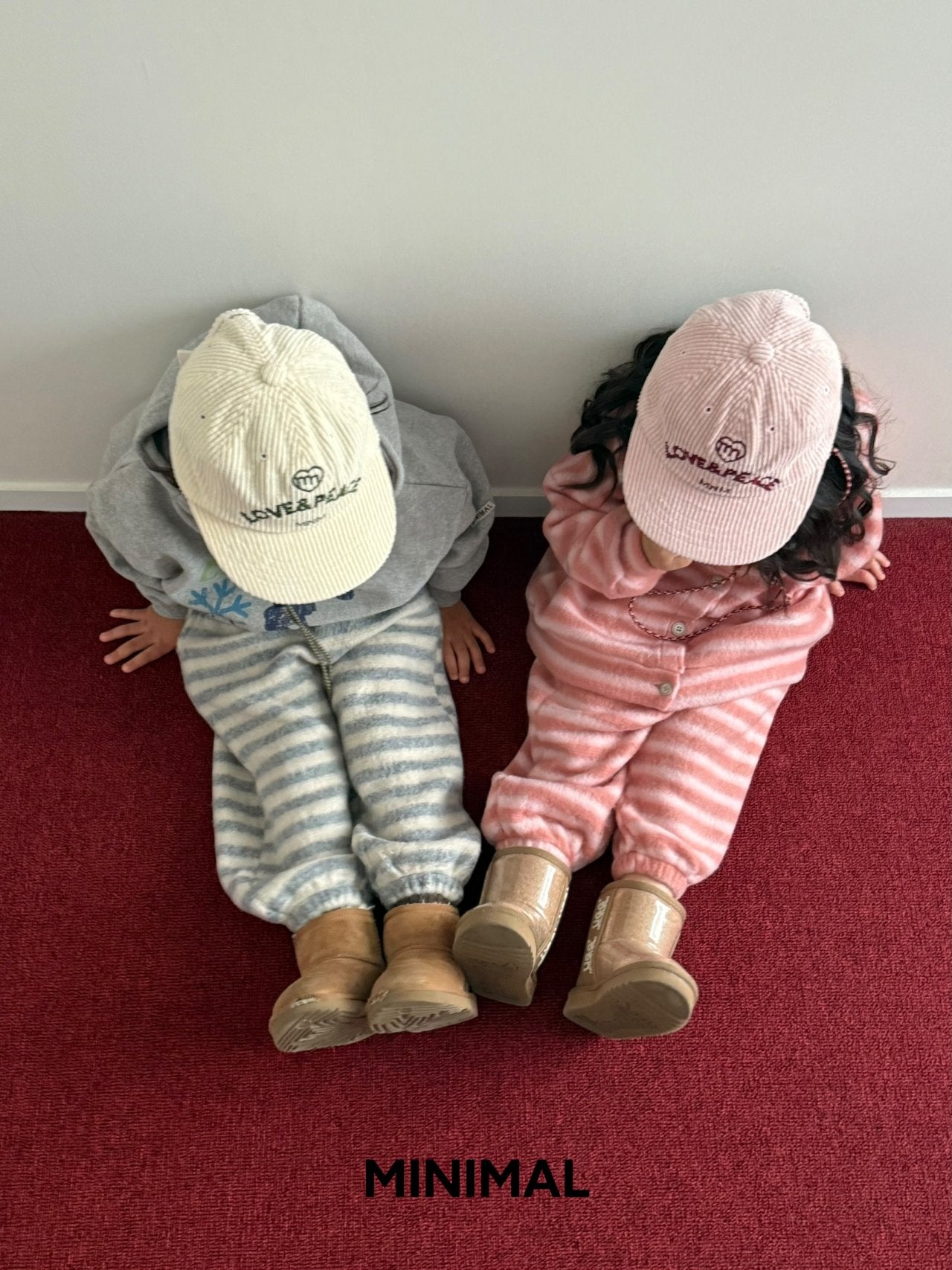 《予約》Corduroy Love & Peace Cap / MINIMAL（kids）