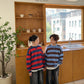 《予約》Block Stripe Sweatshirt / O.wen
