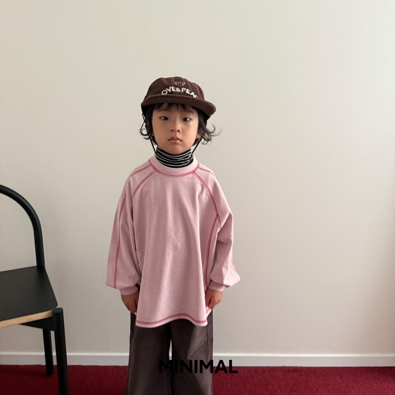 《予約》Corduroy Love & Peace Cap / MINIMAL（kids）