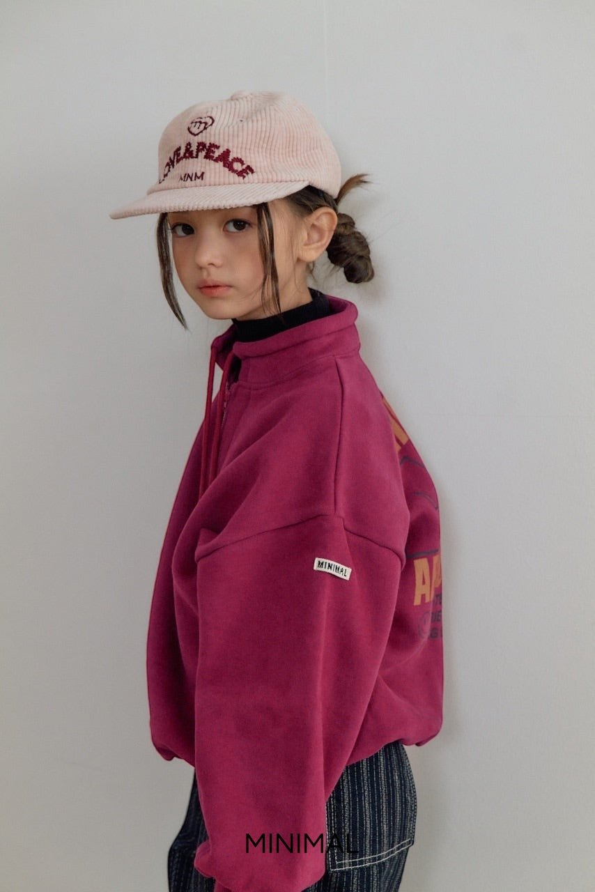 《予約》Corduroy Love & Peace Cap / MINIMAL（kids）