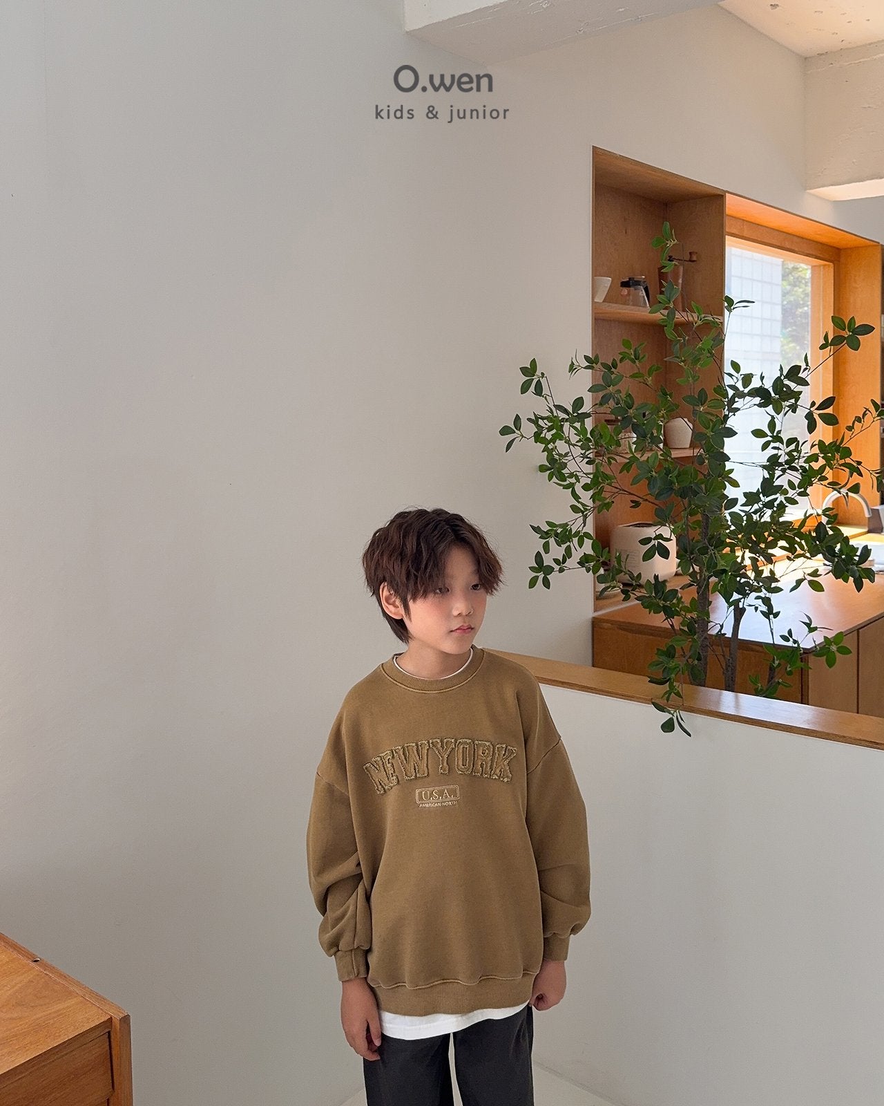 《予約》New York Pigment Sweatshirt / O.wen