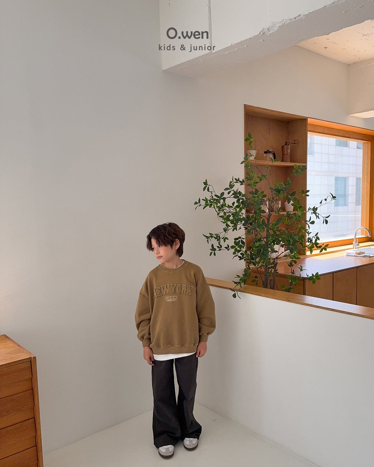 《予約》New York Pigment Sweatshirt / O.wen
