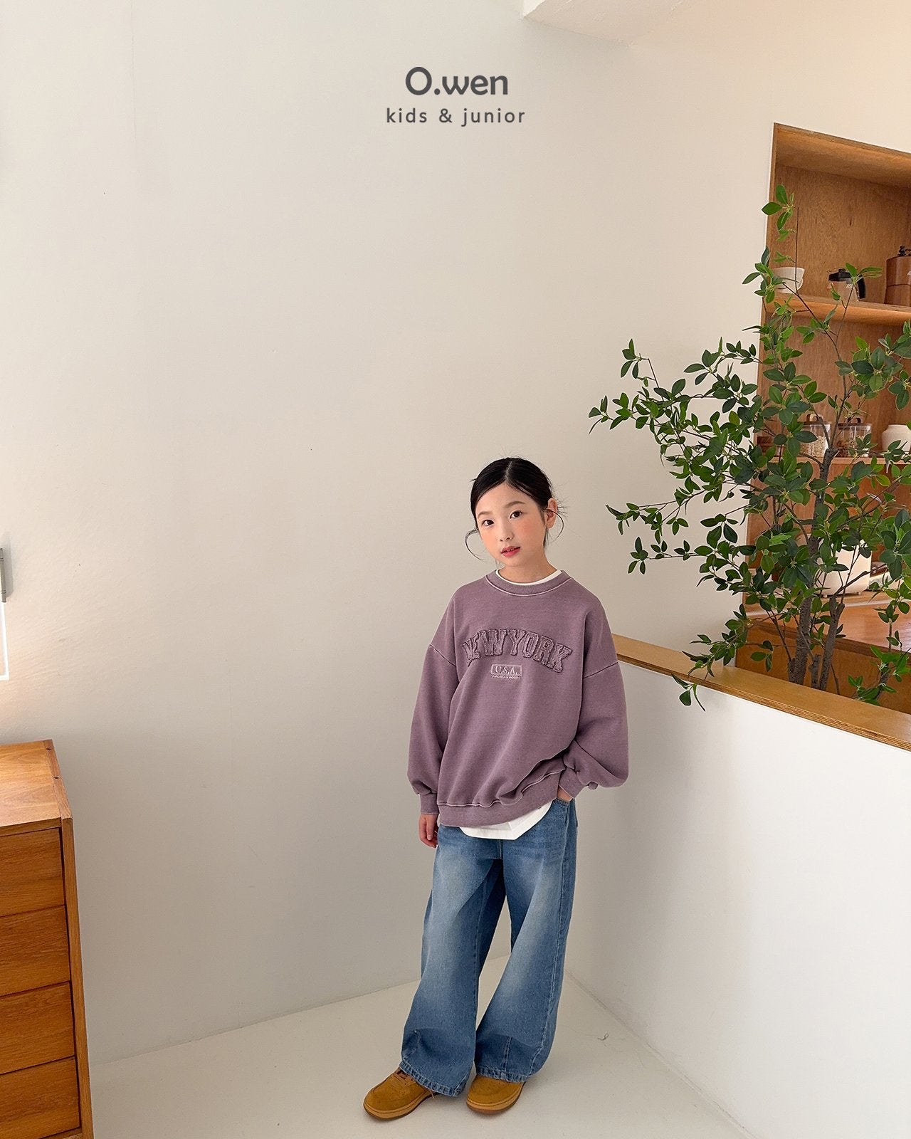 《予約》New York Pigment Sweatshirt / O.wen