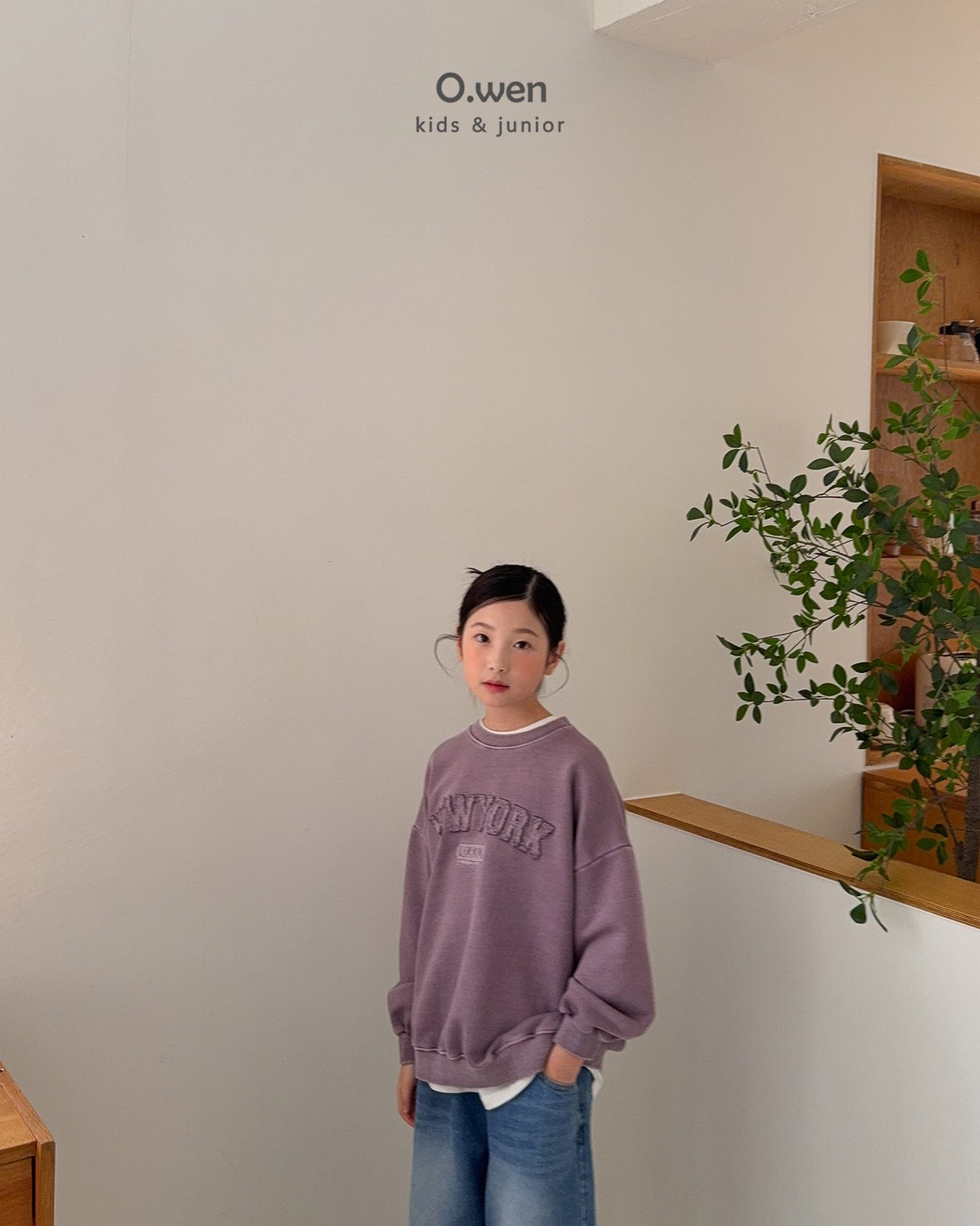 《予約》New York Pigment Sweatshirt / O.wen