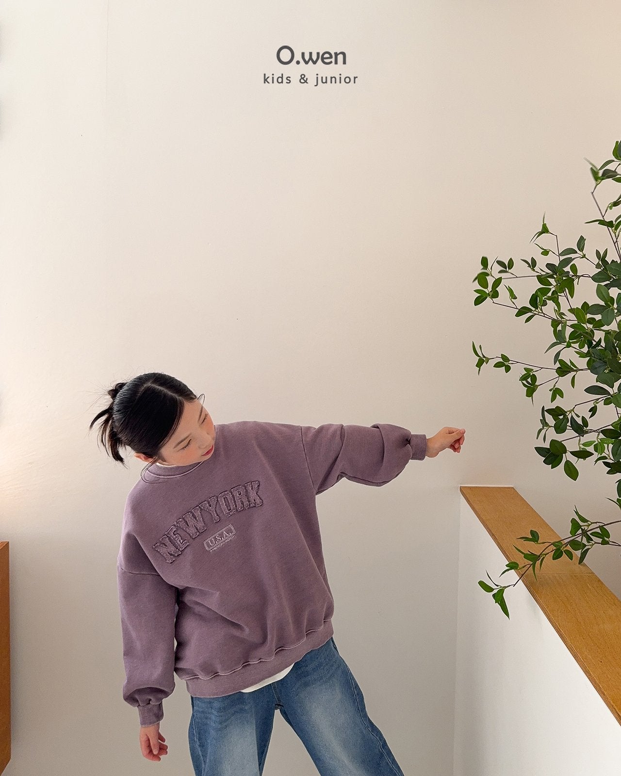 《予約》New York Pigment Sweatshirt / O.wen