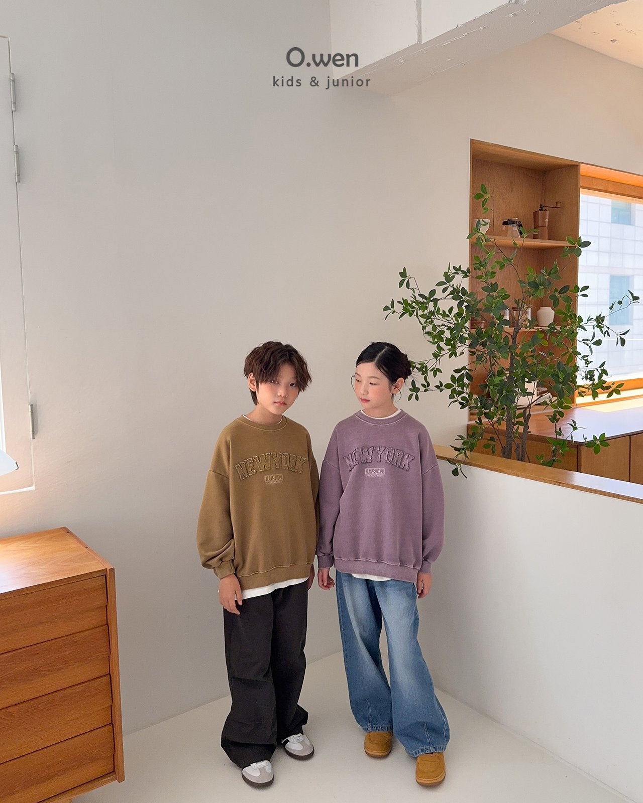 《予約》New York Pigment Sweatshirt / O.wen