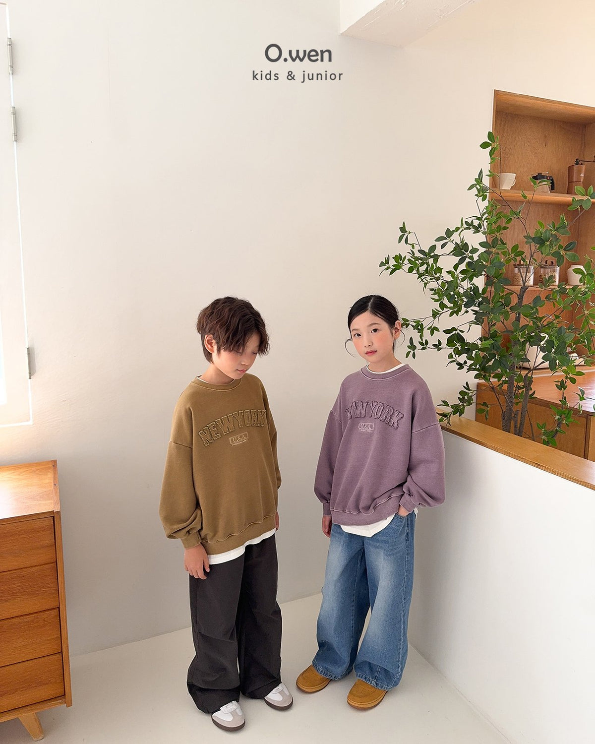 《予約》New York Pigment Sweatshirt / O.wen