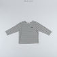 《予約》Boat Neck Striped Tee / O.wen