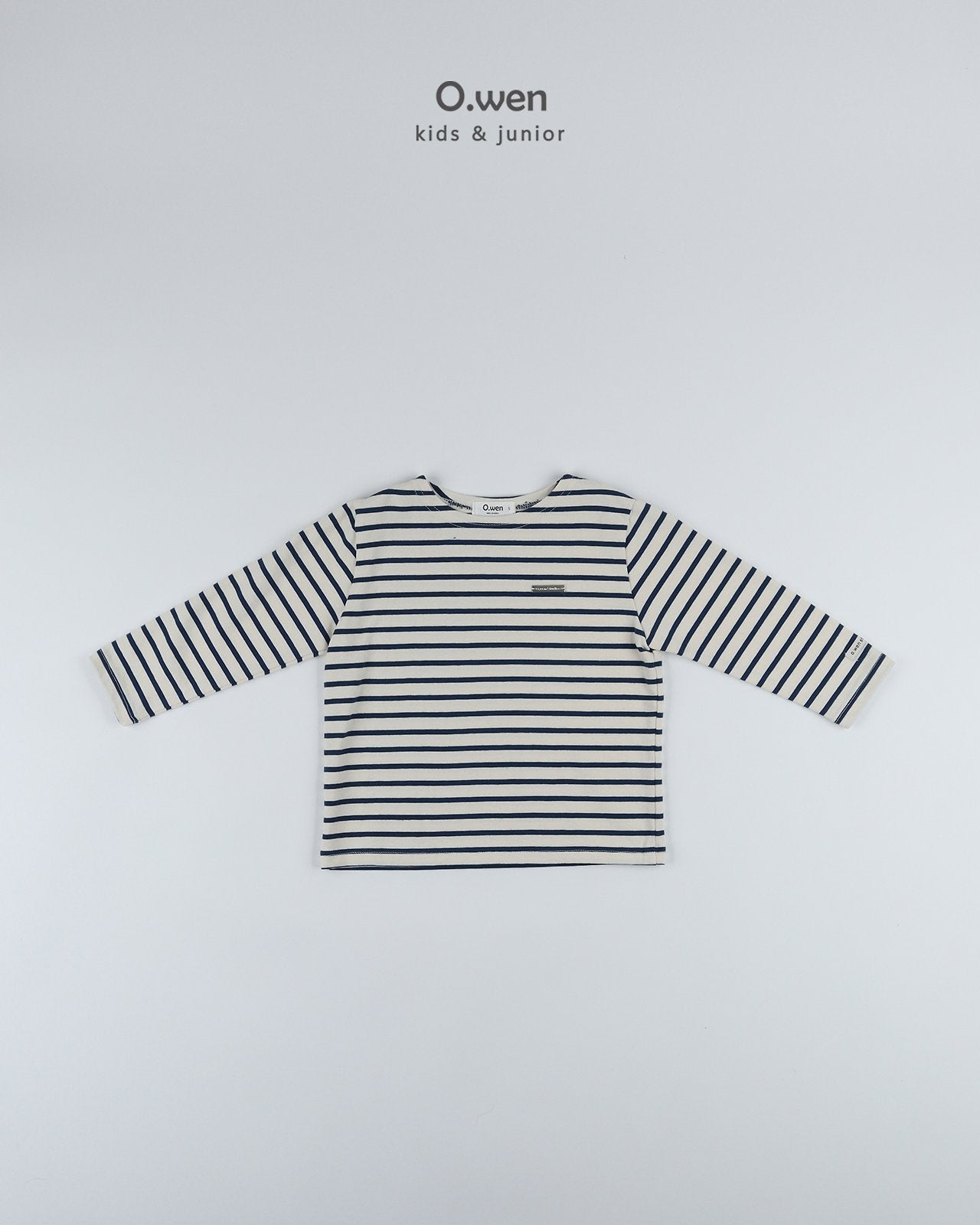 《予約》Boat Neck Striped Tee / O.wen