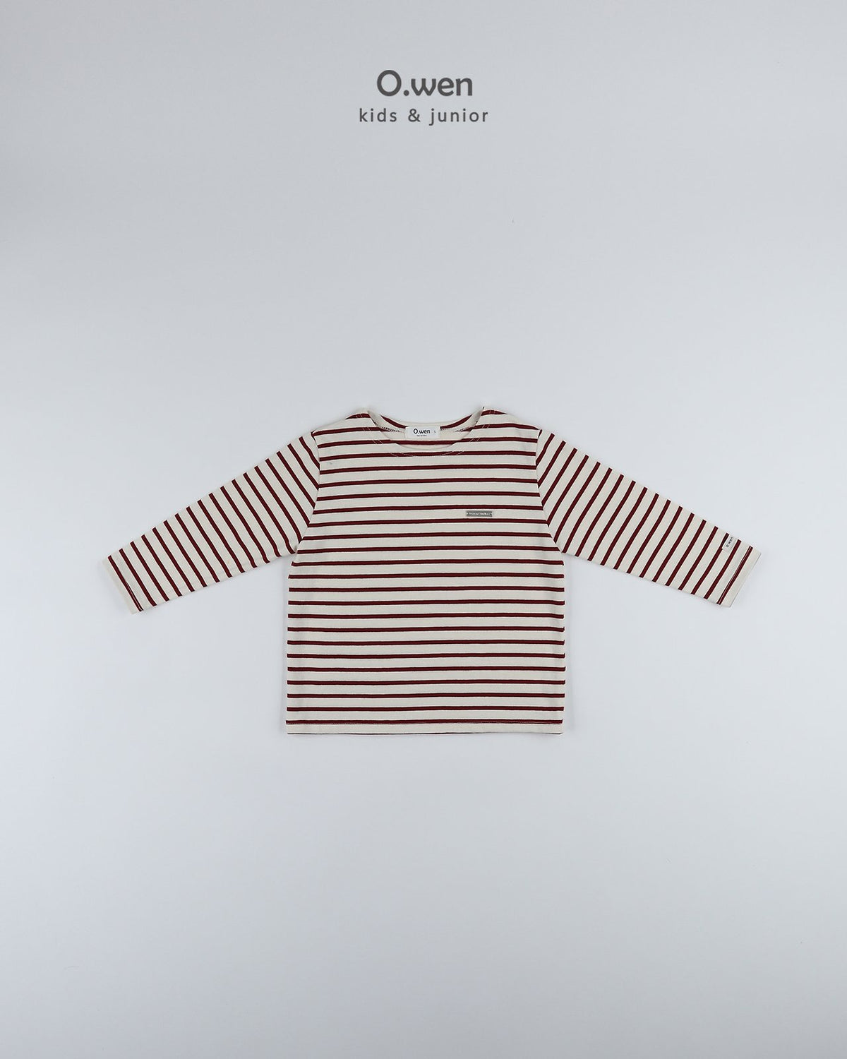 《予約》Boat Neck Striped Tee / O.wen