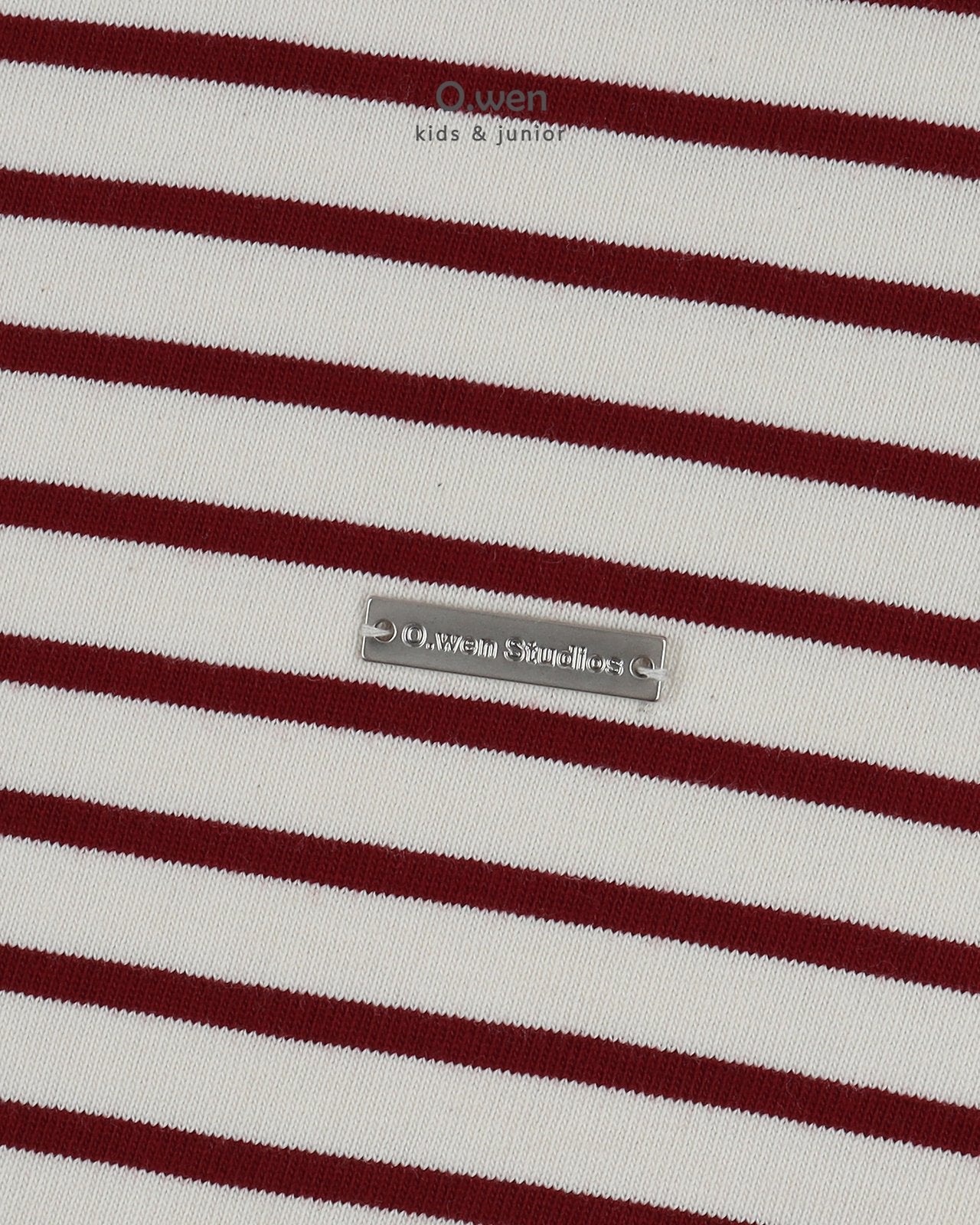 《予約》Boat Neck Striped Tee / O.wen