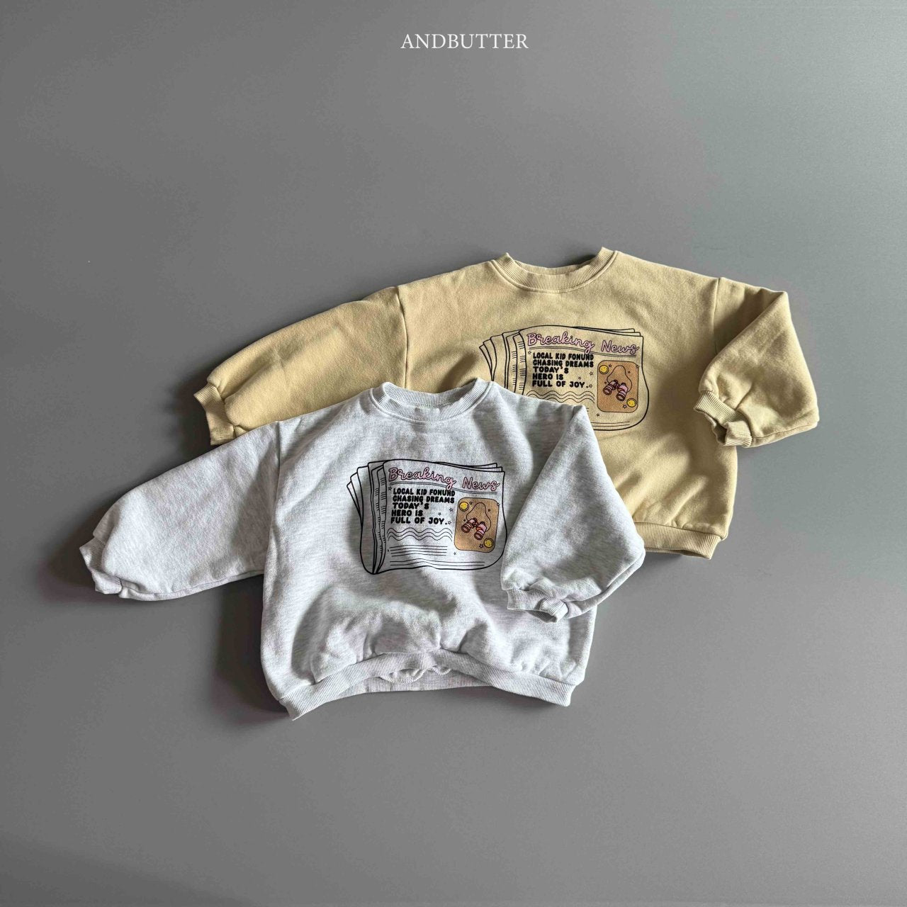 《予約》Paper Day Man to Man / andbutter