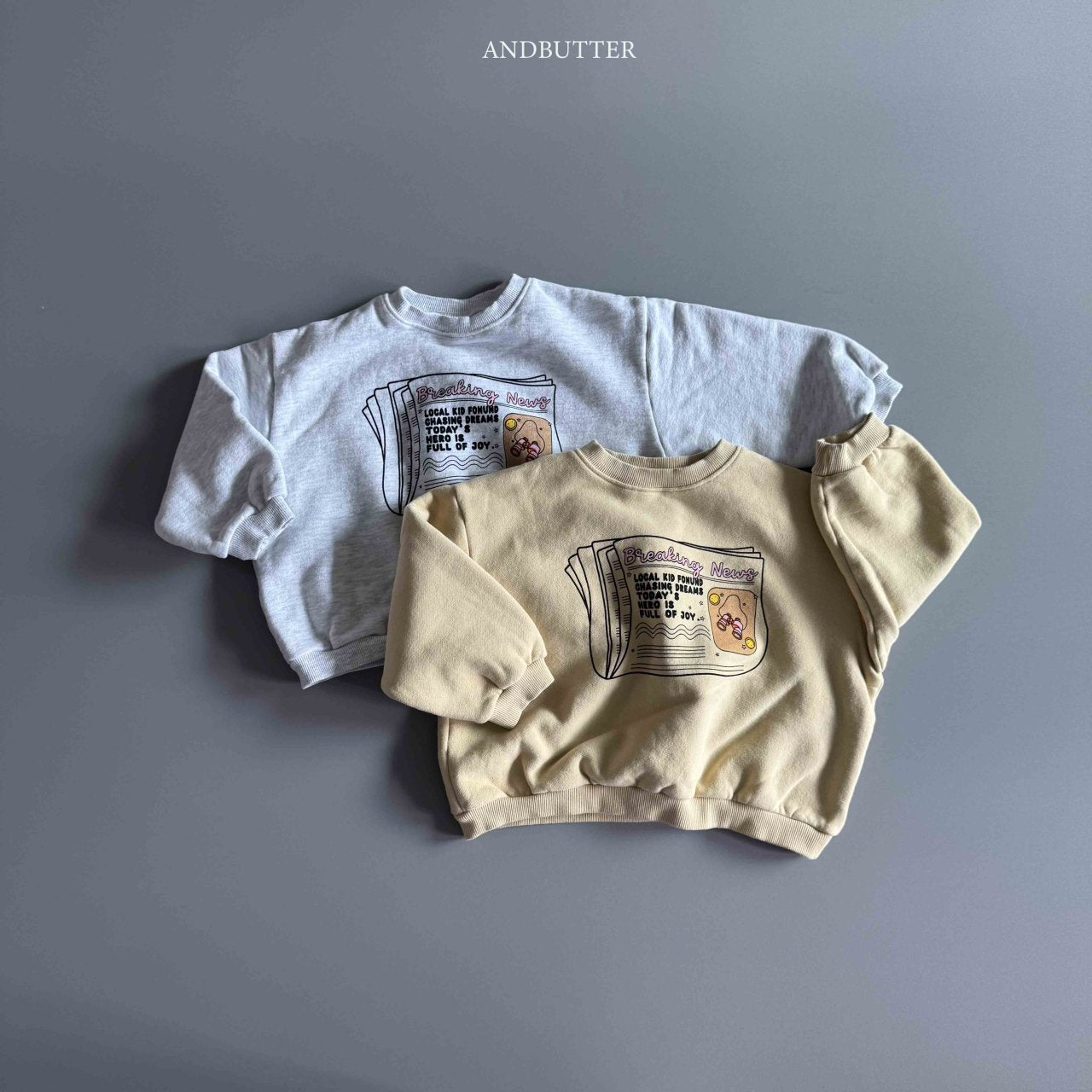 《予約》Paper Day Man to Man / andbutter