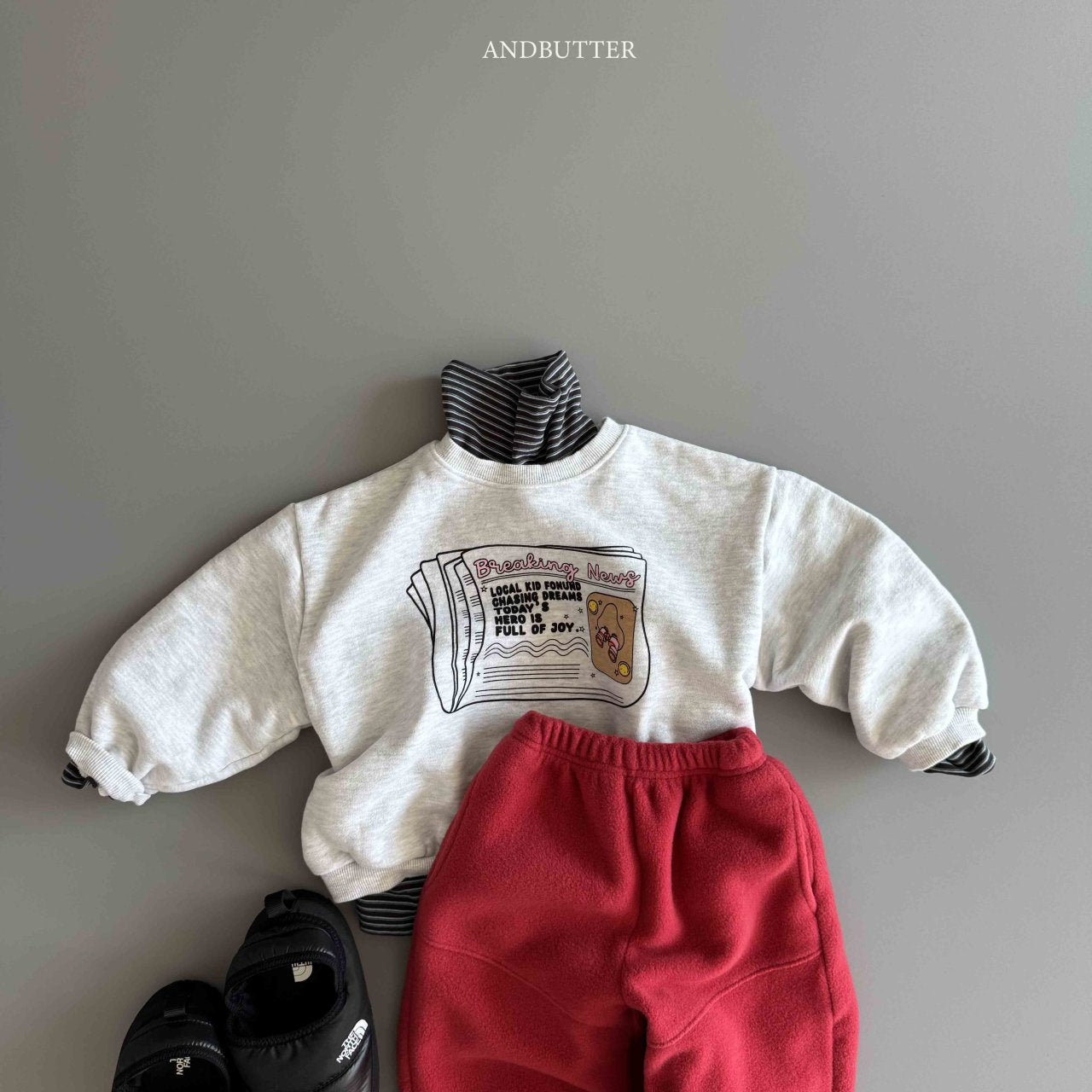 《予約》Paper Day Man to Man / andbutter