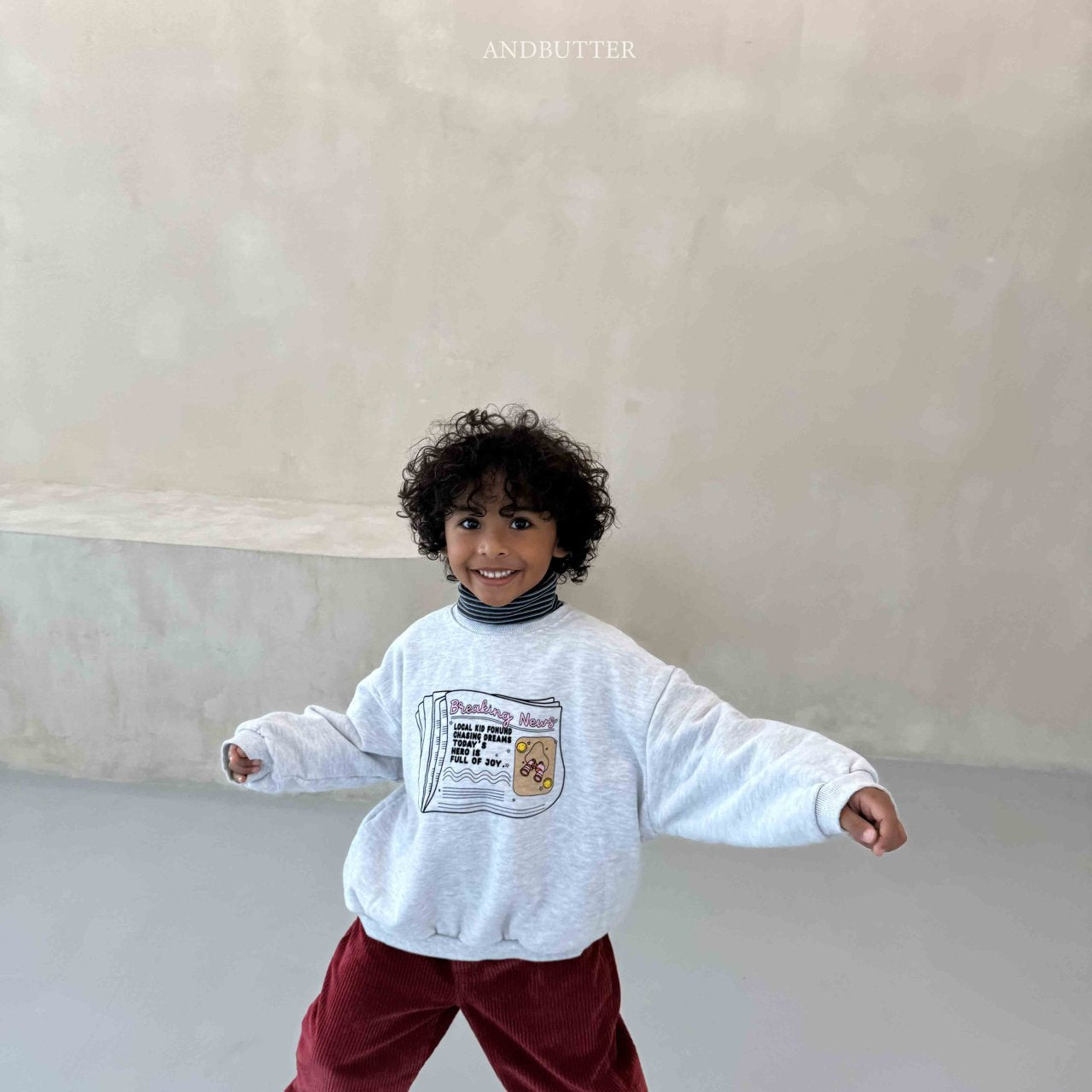 《予約》Paper Day Man to Man / andbutter