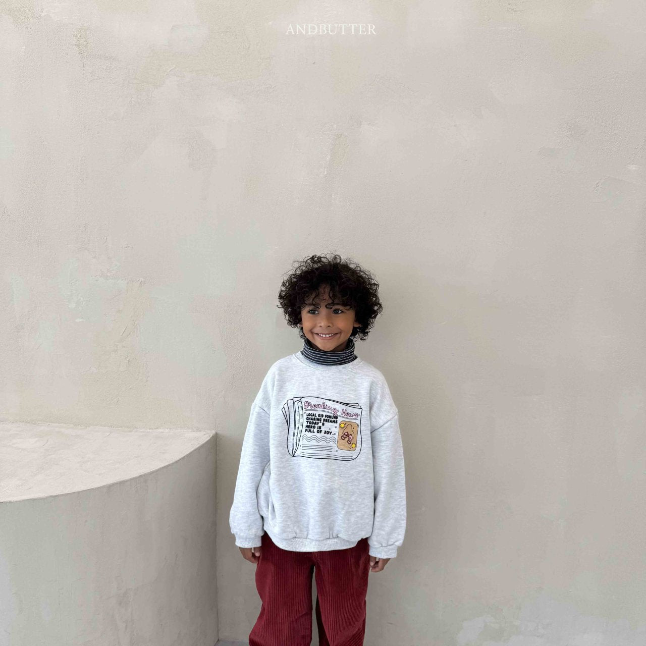 《予約》Paper Day Man to Man / andbutter