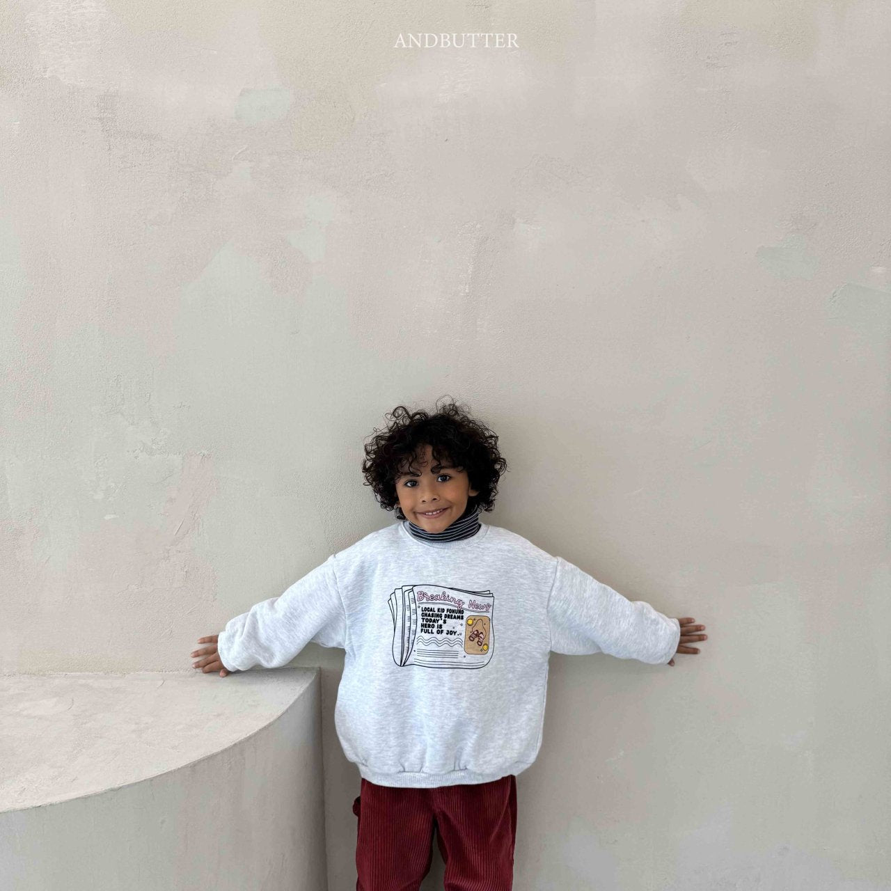 《予約》Paper Day Man to Man / andbutter