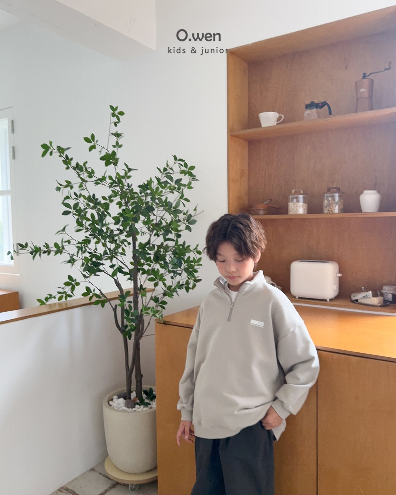 《予約》Lemona Anorak Sweatshirt / O.wen