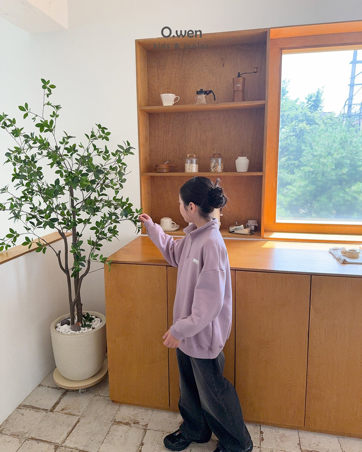 《予約》Lemona Anorak Sweatshirt / O.wen