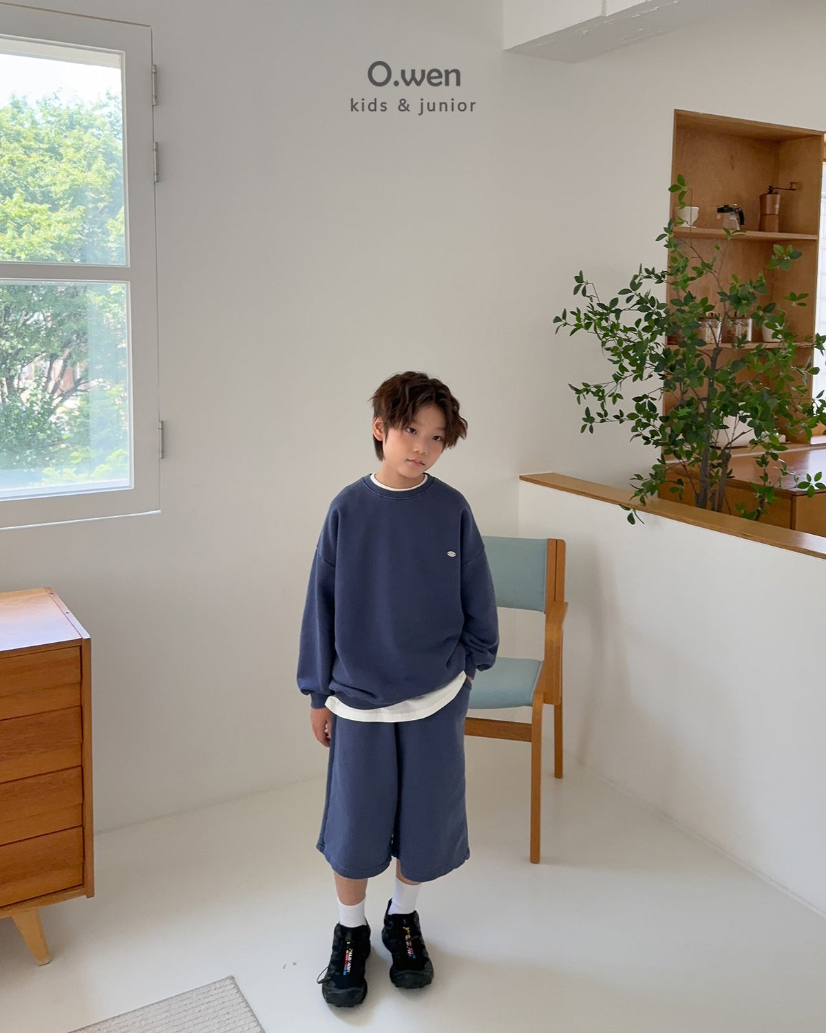 《予約》Moody Pigment Bermuda Set-up / O.wen