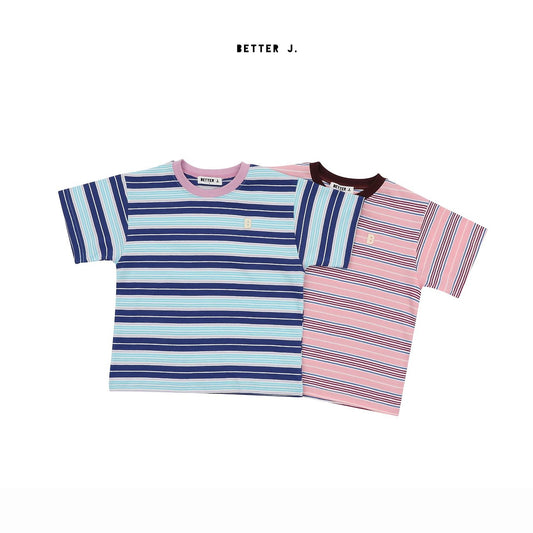 《予約》Mix Stripe Tee / BETTER J.