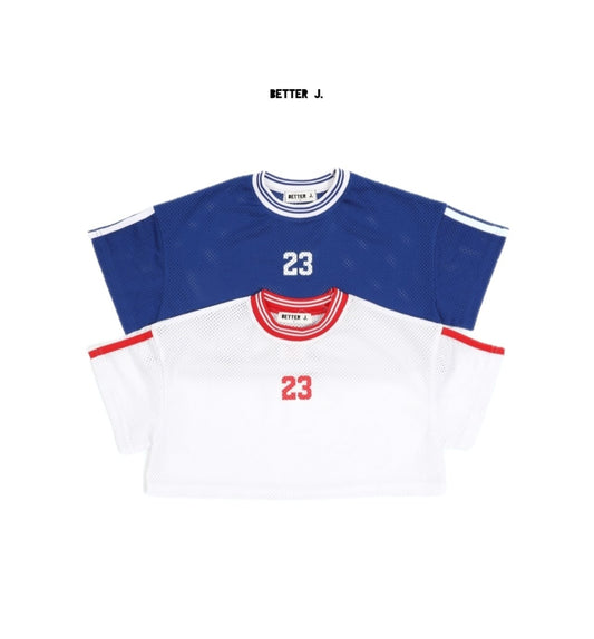 《予約》Mesh Crop Tee / BETTER J.