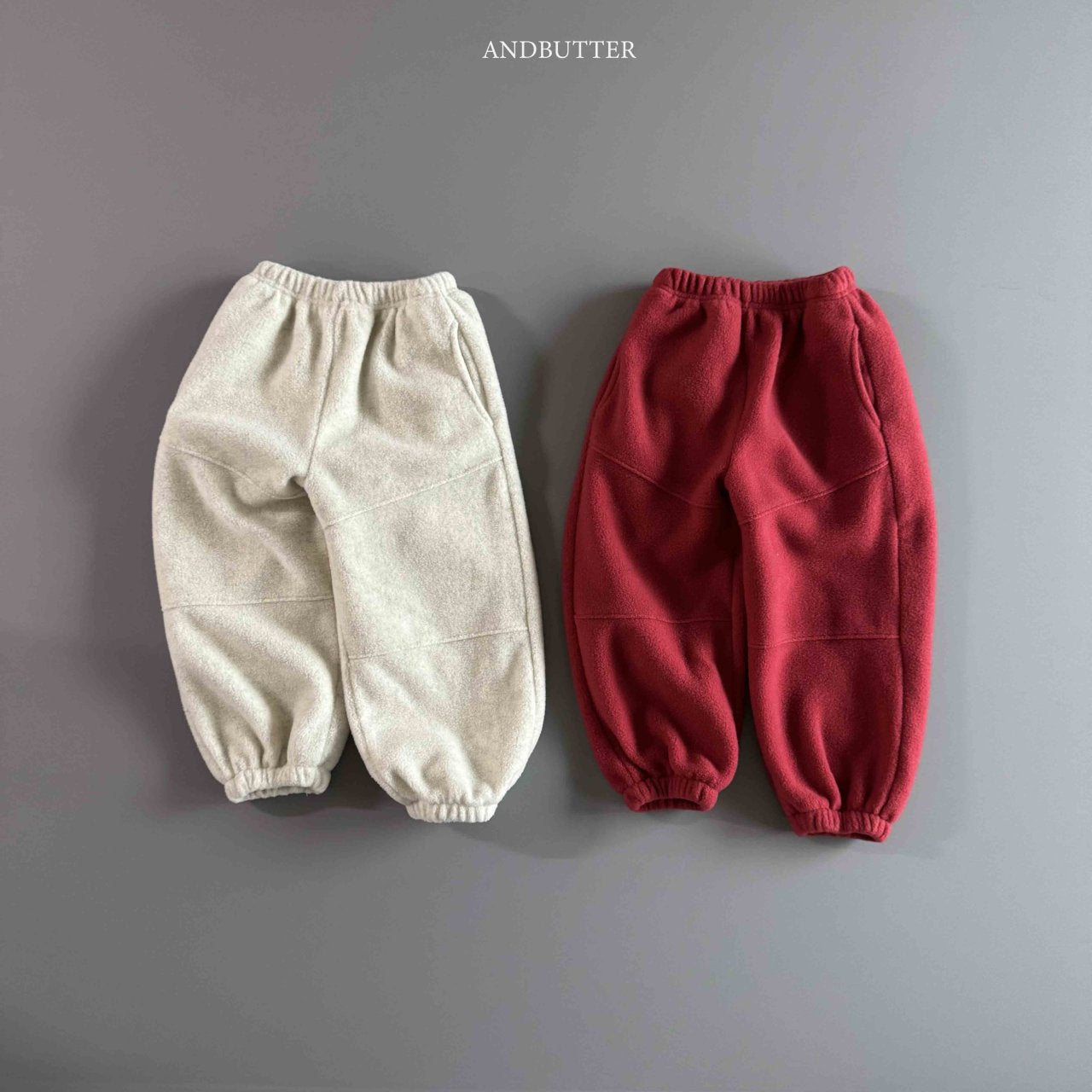 《予約》Fleece Line Jogger Pants / andbutter