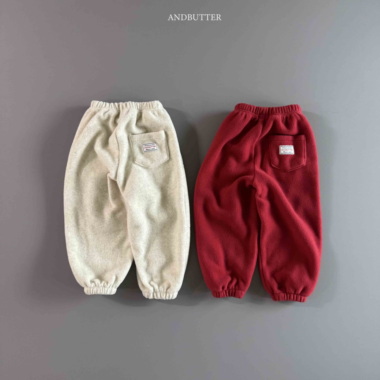 《予約》Fleece Line Jogger Pants / andbutter