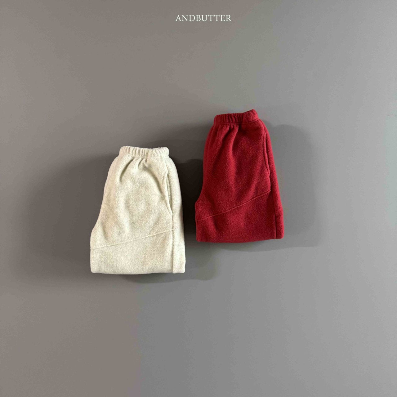 《予約》Fleece Line Jogger Pants / andbutter