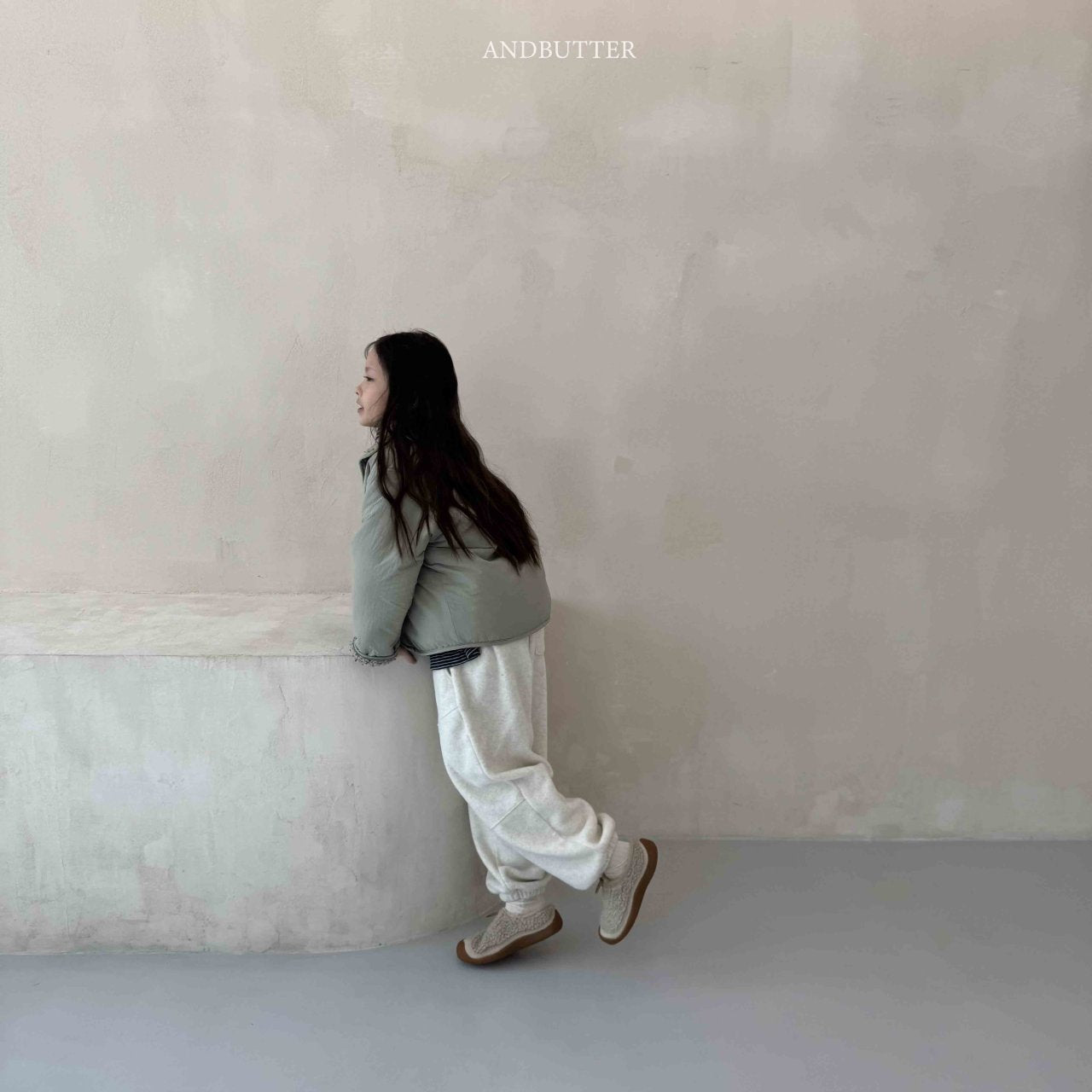 《予約》Fleece Line Jogger Pants / andbutter