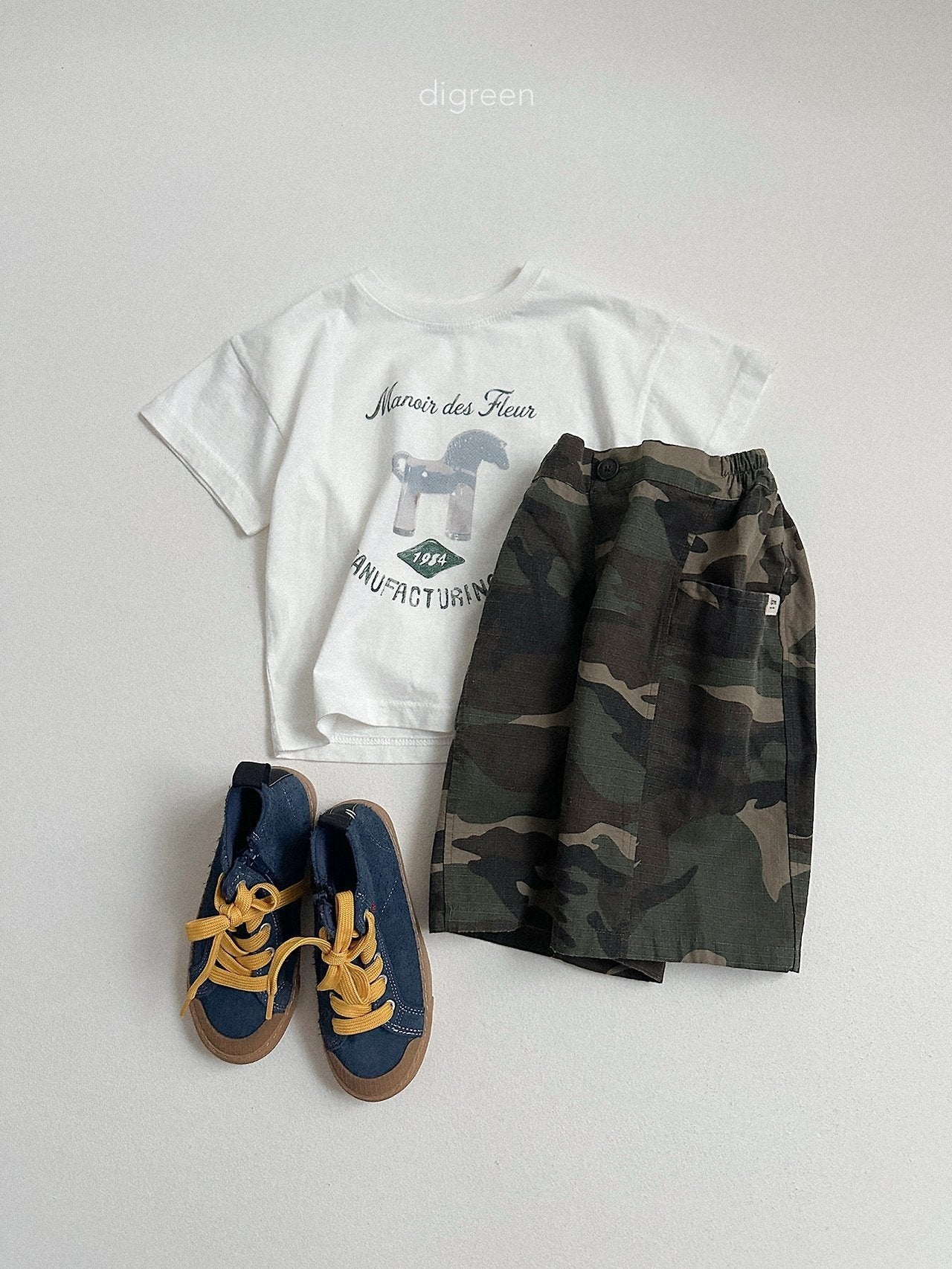 《予約》Camo Bermuda Pants / digreen