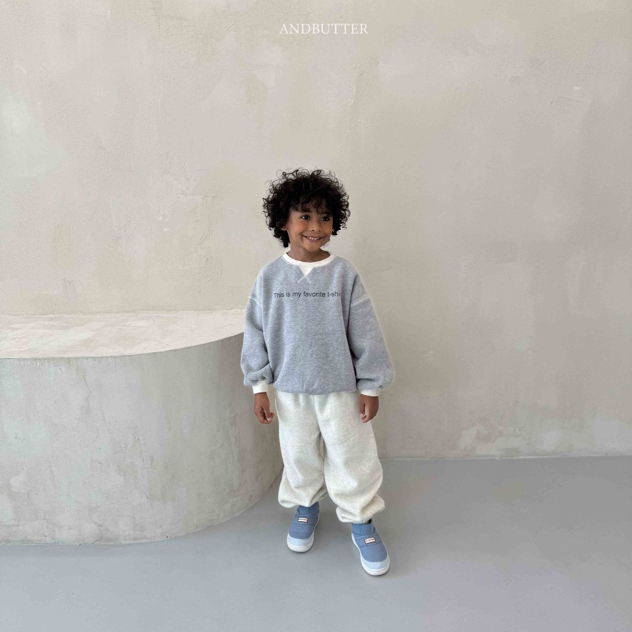 《予約》Fleece Line Jogger Pants / andbutter