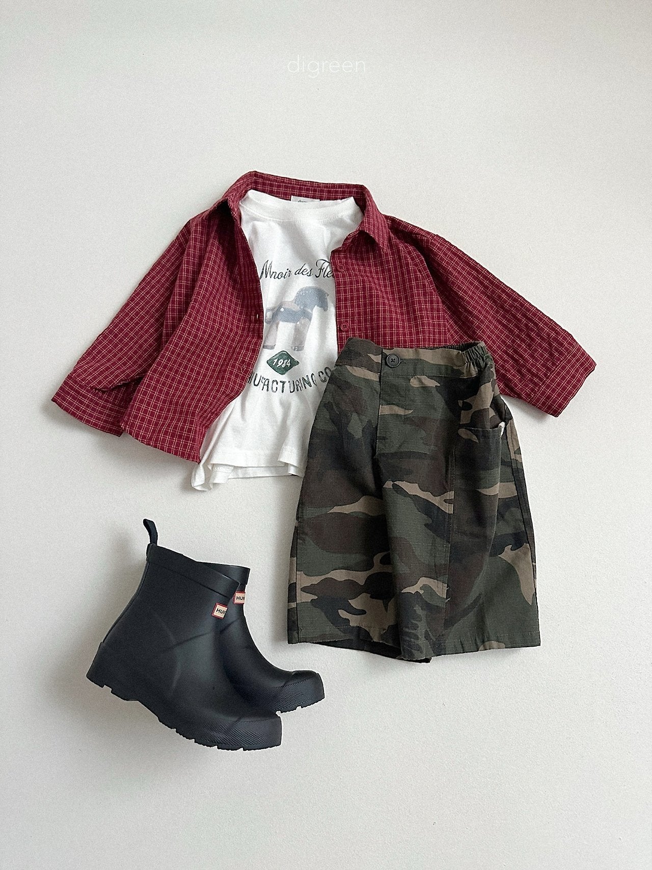 《予約》Camo Bermuda Pants / digreen