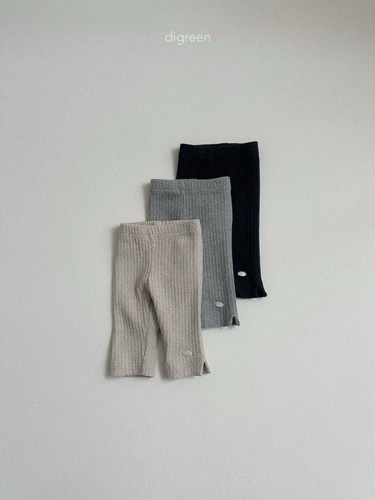 《予約》Rib Capri Leggings / digreen