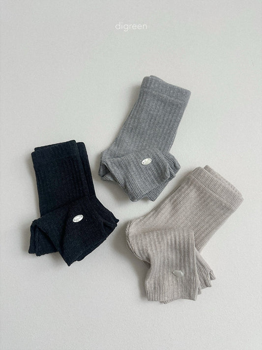 《予約》Rib Capri Leggings / digreen