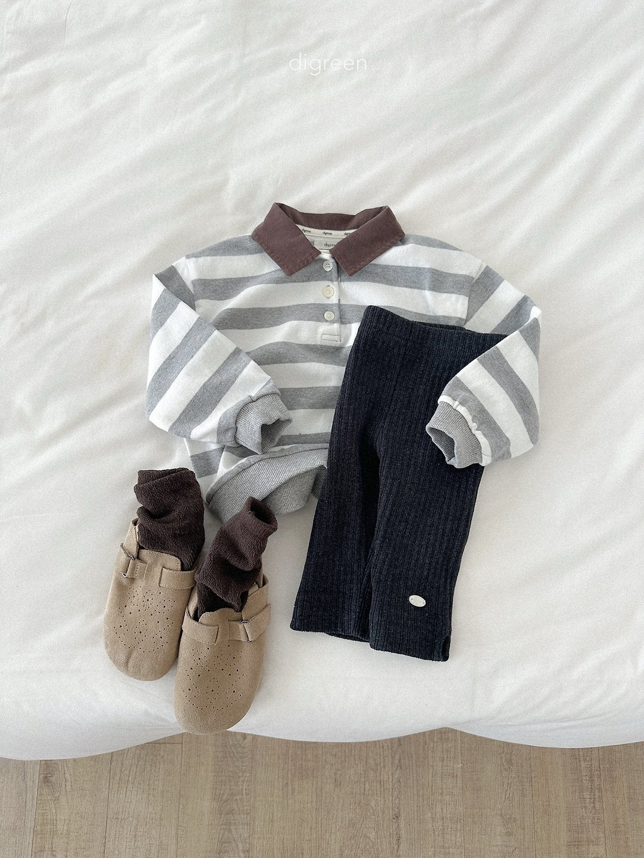 《予約》Rib Capri Leggings / digreen
