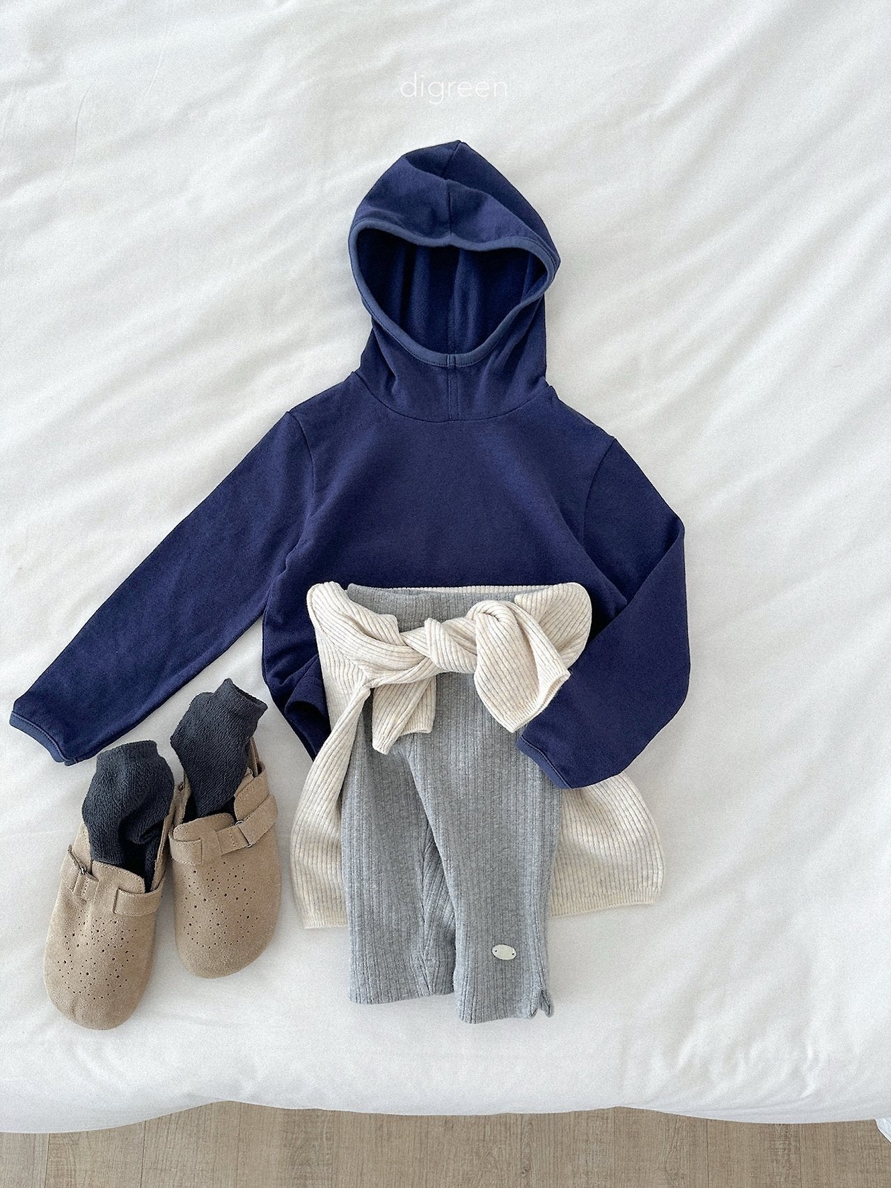 《予約》Rib Capri Leggings / digreen