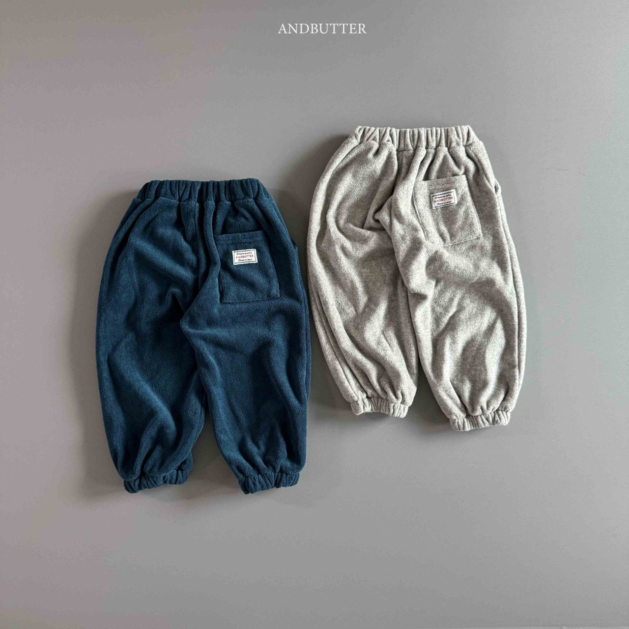 《予約》Argyle Terry Jogger Pants / andbutter