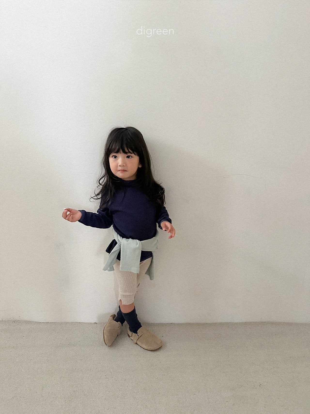 《予約》Rib Capri Leggings / digreen