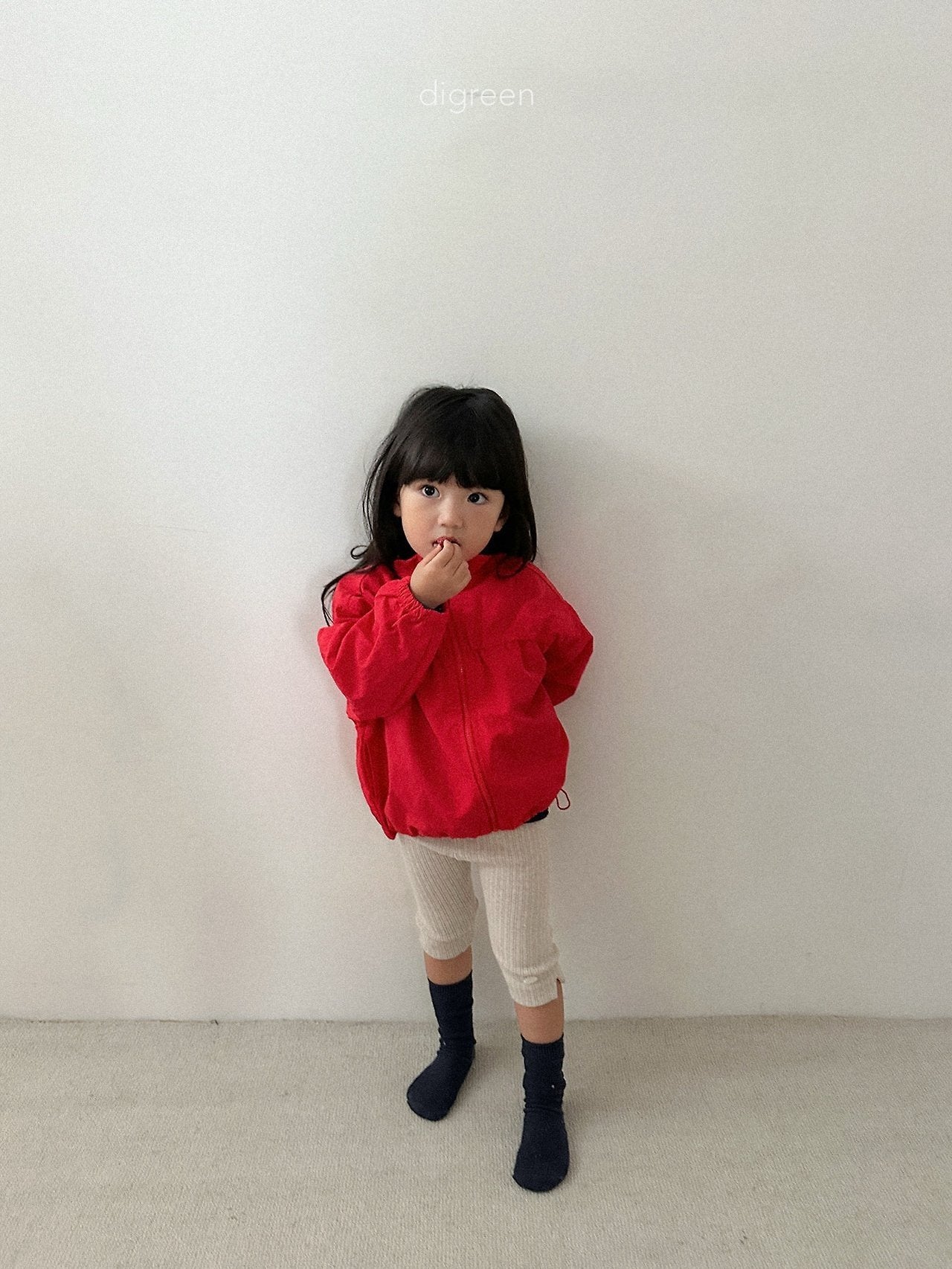 《予約》Rib Capri Leggings / digreen