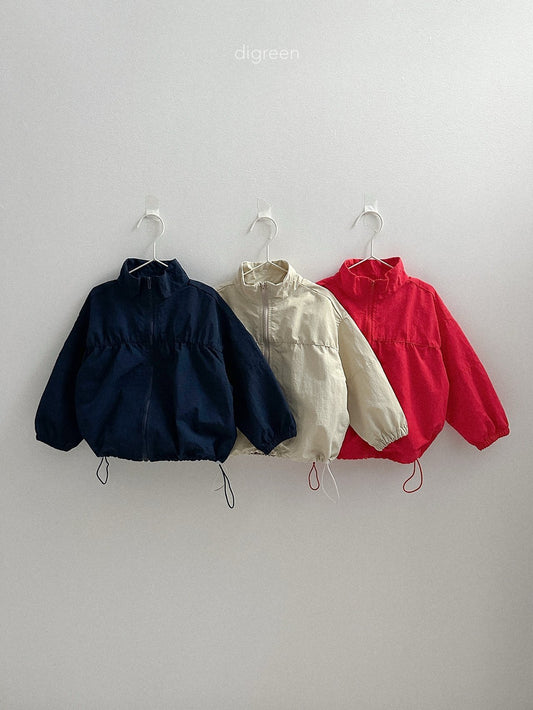 《予約》Rib Windbreaker / digreen