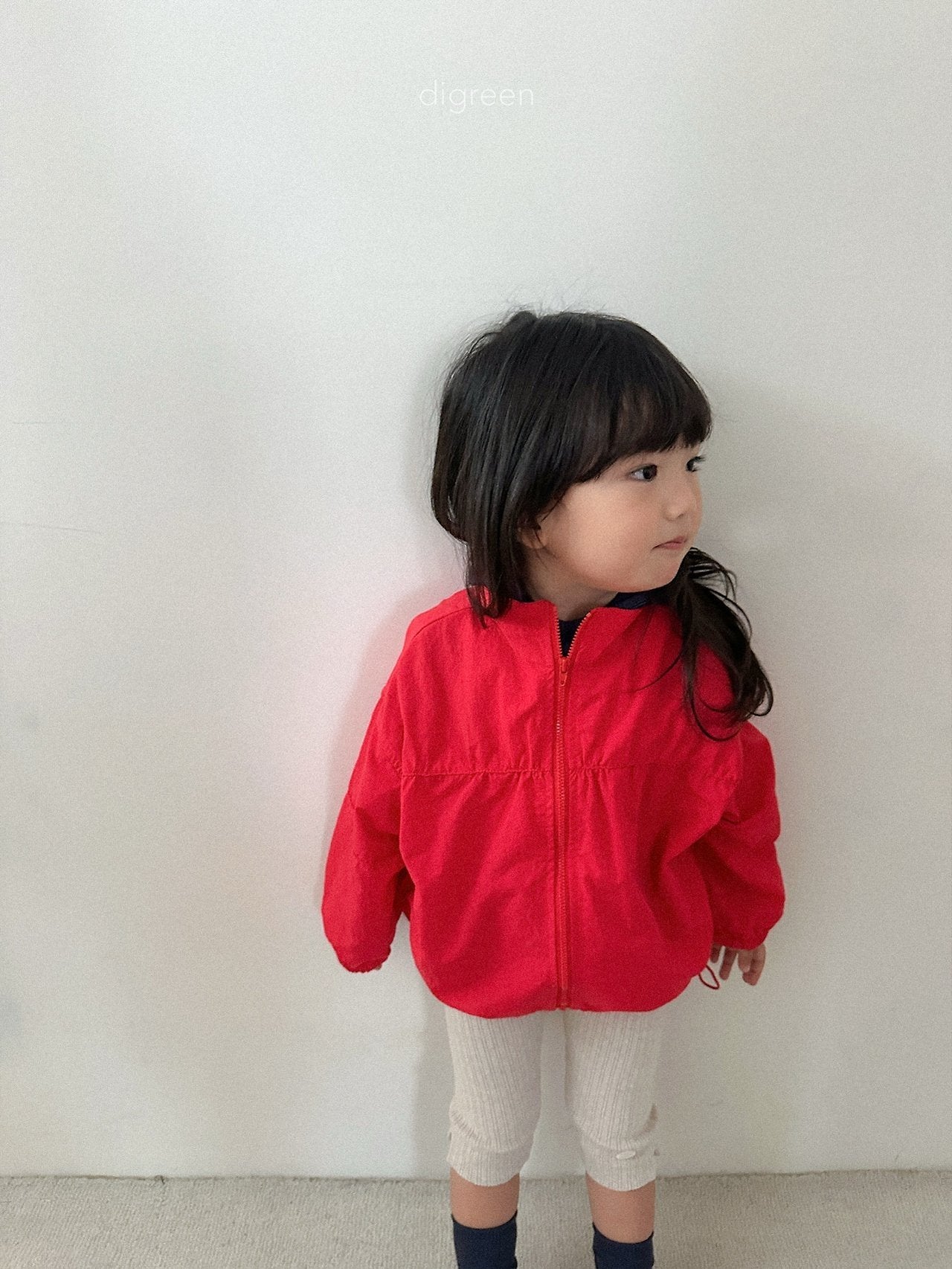 《予約》Rib Windbreaker / digreen